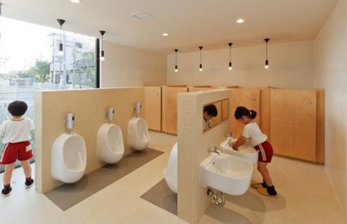 Tiêu chuẩn thiết kế nhà vệ sinh trường Tiểu học